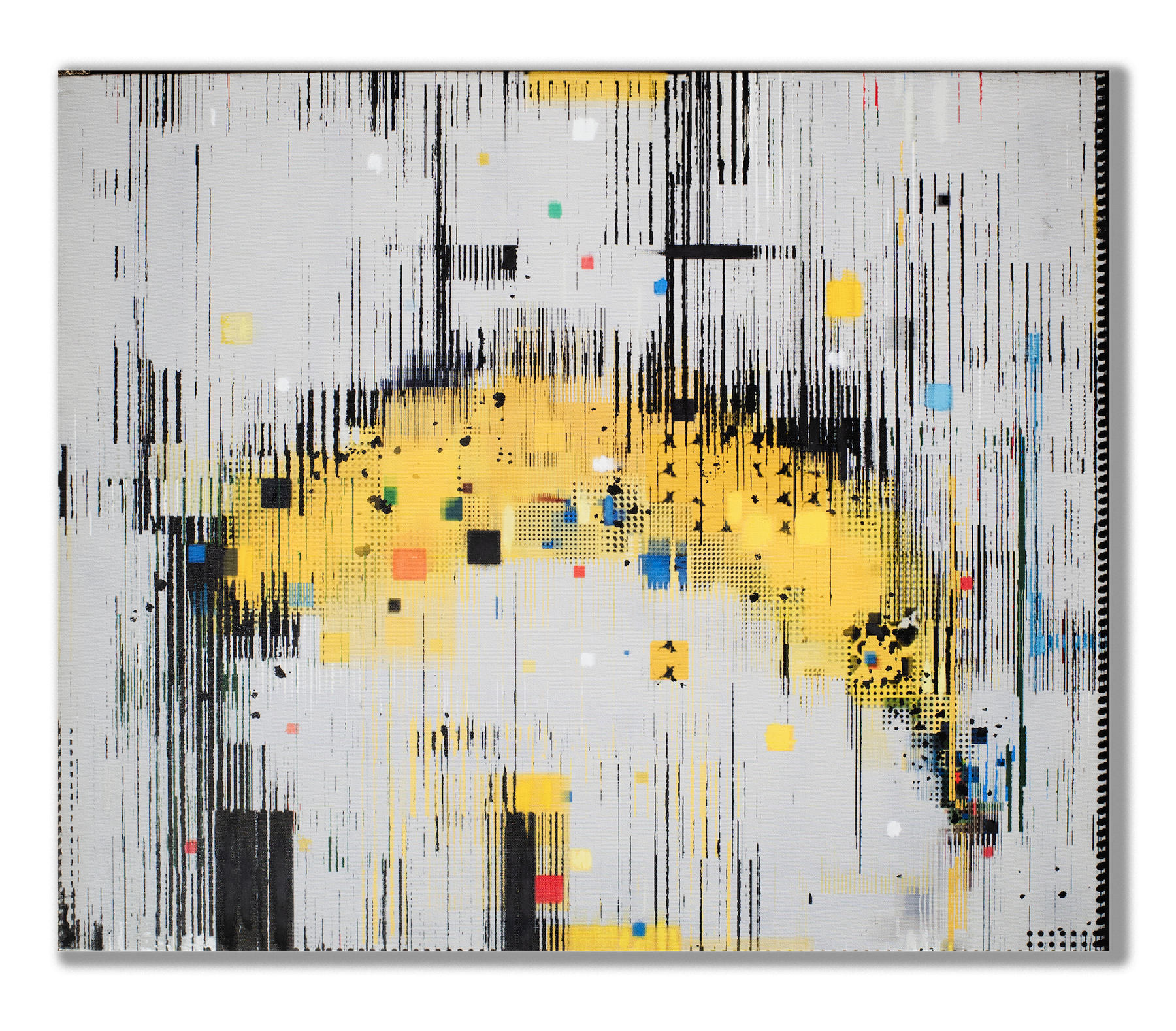 Banana, mixed media on canvas, 60.6 × 72.7 cm, 2023, by Asa Aida