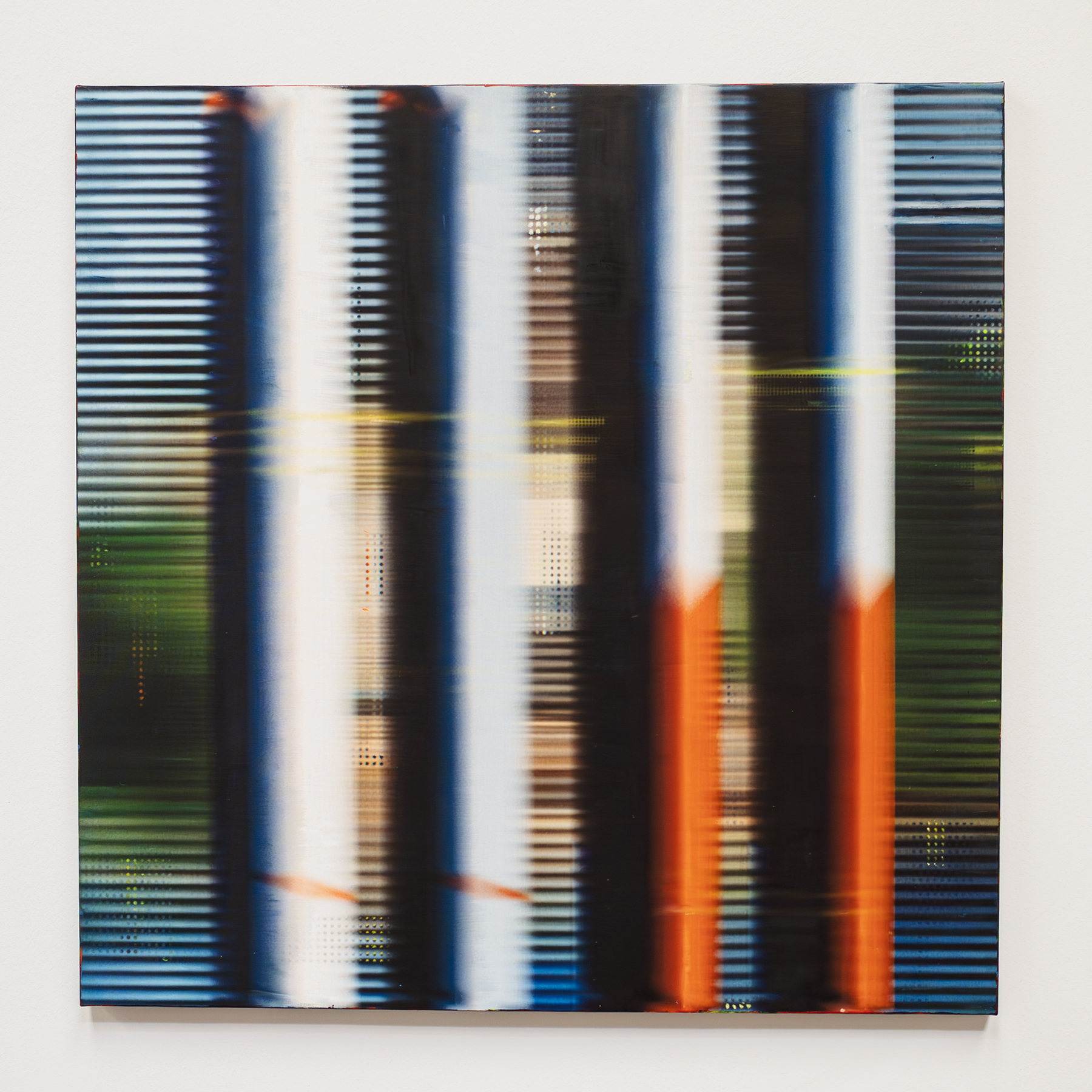 Light4, mixed media on canvas, 91 × 91 cm, 2024, by Asa Aida